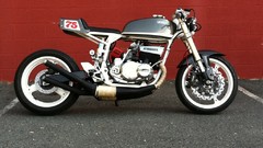 Side view motorbikes