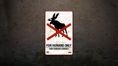 sign humor Animals wall