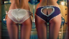 Sign woman ass Hearts lingerie