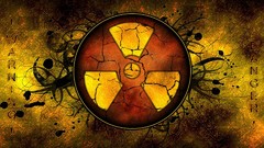 Signs area logos Nuclear radioactive