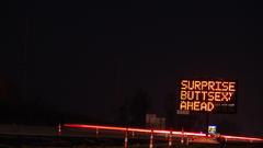 Signs funny motorways