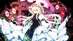 Signs gate dress Umbrellas hats gloves Ribbons yin-yang bows 