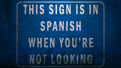 Signs Spanish