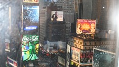Signs Times Square buildings cities new york city