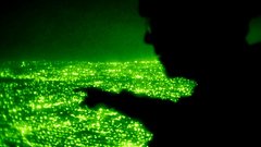 Silhouette nightlights infrared