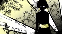 Silhouettes bleach vectors Soifon