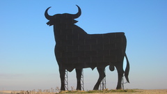 Silhouettes Cows Spain Osborne