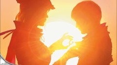 Silhouettes magic: the gathering sun flare