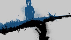 Silhouettes uchiha sasuke naruto shippuden