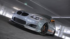 Silver BMW Garages bmw m5