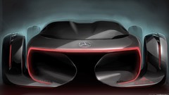 Silver cars arrows Mercedes-Benz front view back view