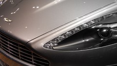 Silver cars Aston Martin badges