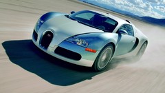 Silver cars bugatti veyron