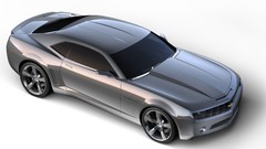 Silver cars Chevrolet 2006 vehicles concept art chevrolet camaro