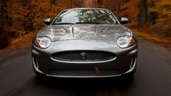 Silver cars convertible Jaguar XKR