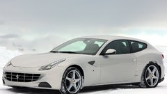 Silver cars Ferrari vehicles Ferrari FF