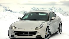 Silver cars Ferrari vehicles Ferrari FF