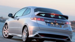 Silver cars Honda civic