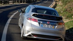 Silver cars Honda civic