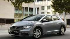 Silver cars Honda civic EU