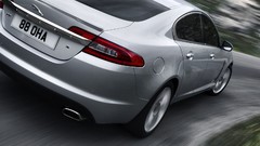 Silver cars Jaguar XF