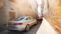 Silver cars Jaguar XF