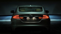 Silver cars Jaguar XF