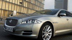 Silver cars Jaguar XJ
