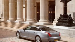 Silver cars Jaguar XJ