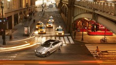 Silver cars Jaguar XJ