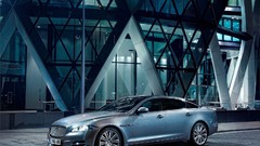 Silver cars Jaguar XJ