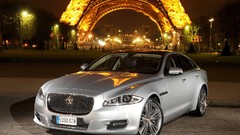 Silver cars Jaguar XJ