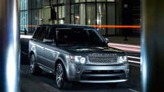 Silver cars Land Rover Range Rover