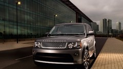 Silver cars Land Rover Range Rover