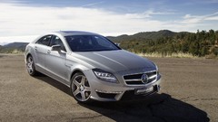 Silver cars Mercedes-Benz Mercedes Benz CLS63 AMG