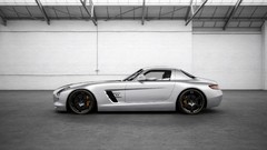 Silver cars sls amg wheelsandmore mercedes benz sls
