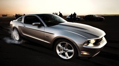 Silver cars vehicles Ford mustang Ford Mustang GT