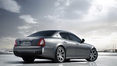 Silver cars vehicles maserati quattroporte