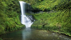 Silver Oregon falls