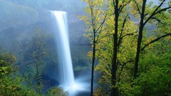 Silver Oregon waterfalls south falls