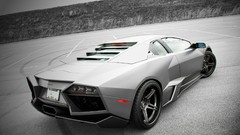Silver Sports Car Lamborghini Reventon