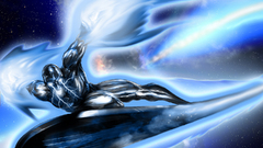 Silver surfer Art