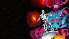 Silver surfer outer space marvel comics Galactus