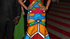 Simmonslooking stunning in an