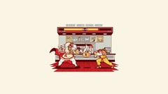 Simple abstract fighters solid mcdonalds street fighter 