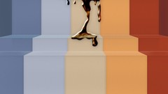 Simple abstract multicolor