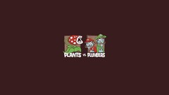 Simple abstract Plants Super Mario solid zombies Luigi 