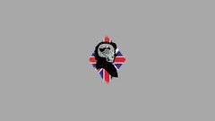Simple abstract Sherlock Holmes solid British Union Jack Xray 