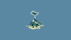 Simple abstract solid simplistic Lost (TV Series)