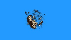 Simple abstract Tigers simplistic